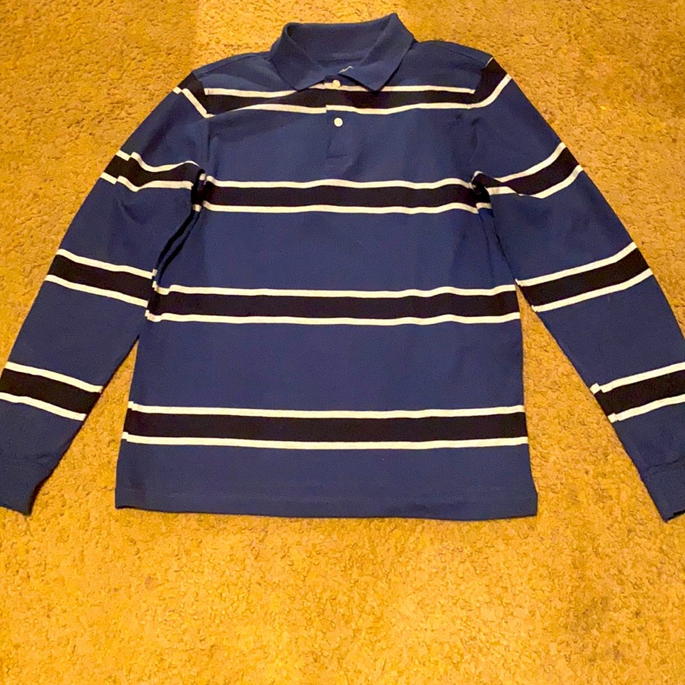 St. John's Bay Long Sleeve Polo Shirt